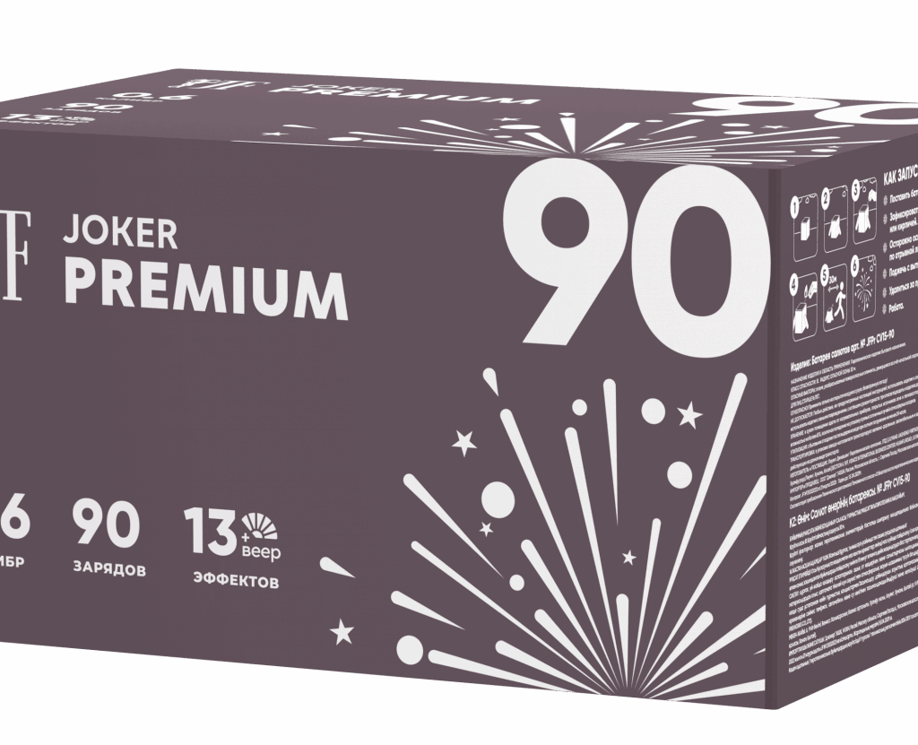 Фейерверк 90 залпов JF Premium 1 Фейерверк 90 залпов JF Premium